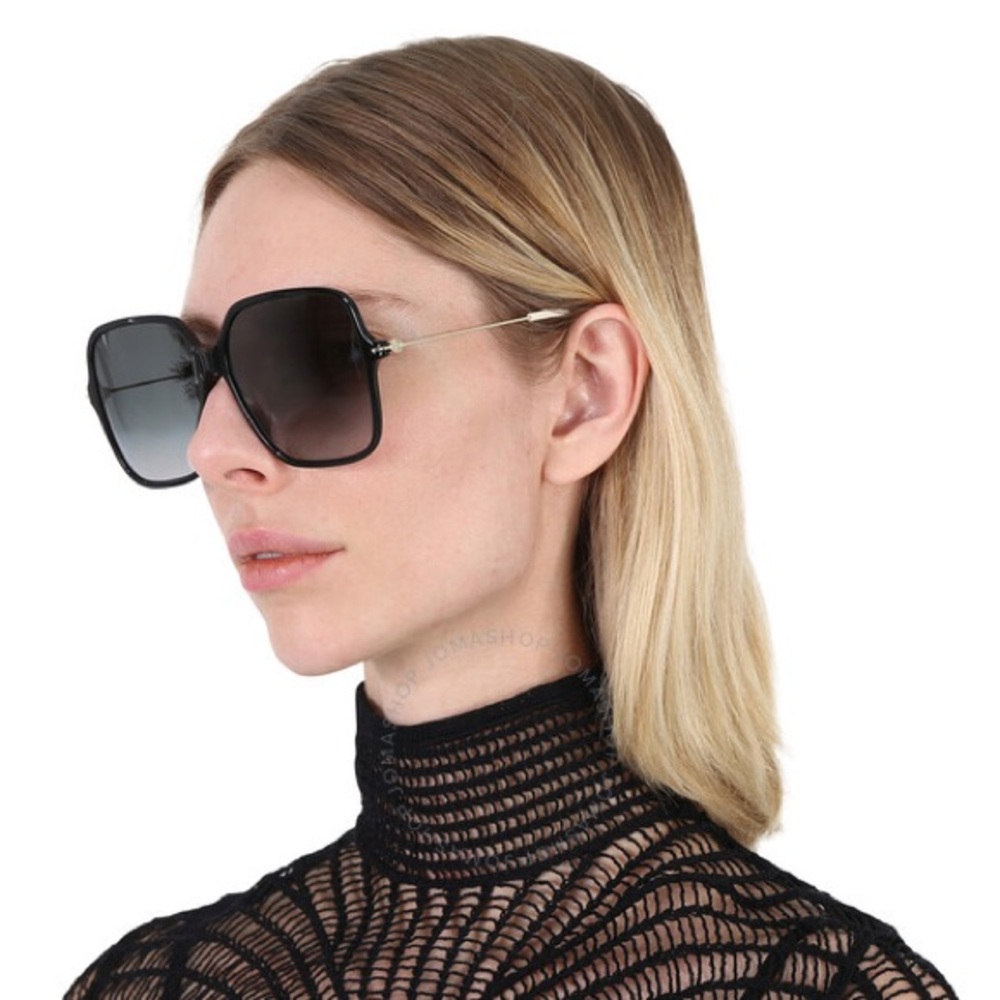 New Authentic Gucci Grey Butterfly Ladies Sunglasses GG1267SA 001 60.
